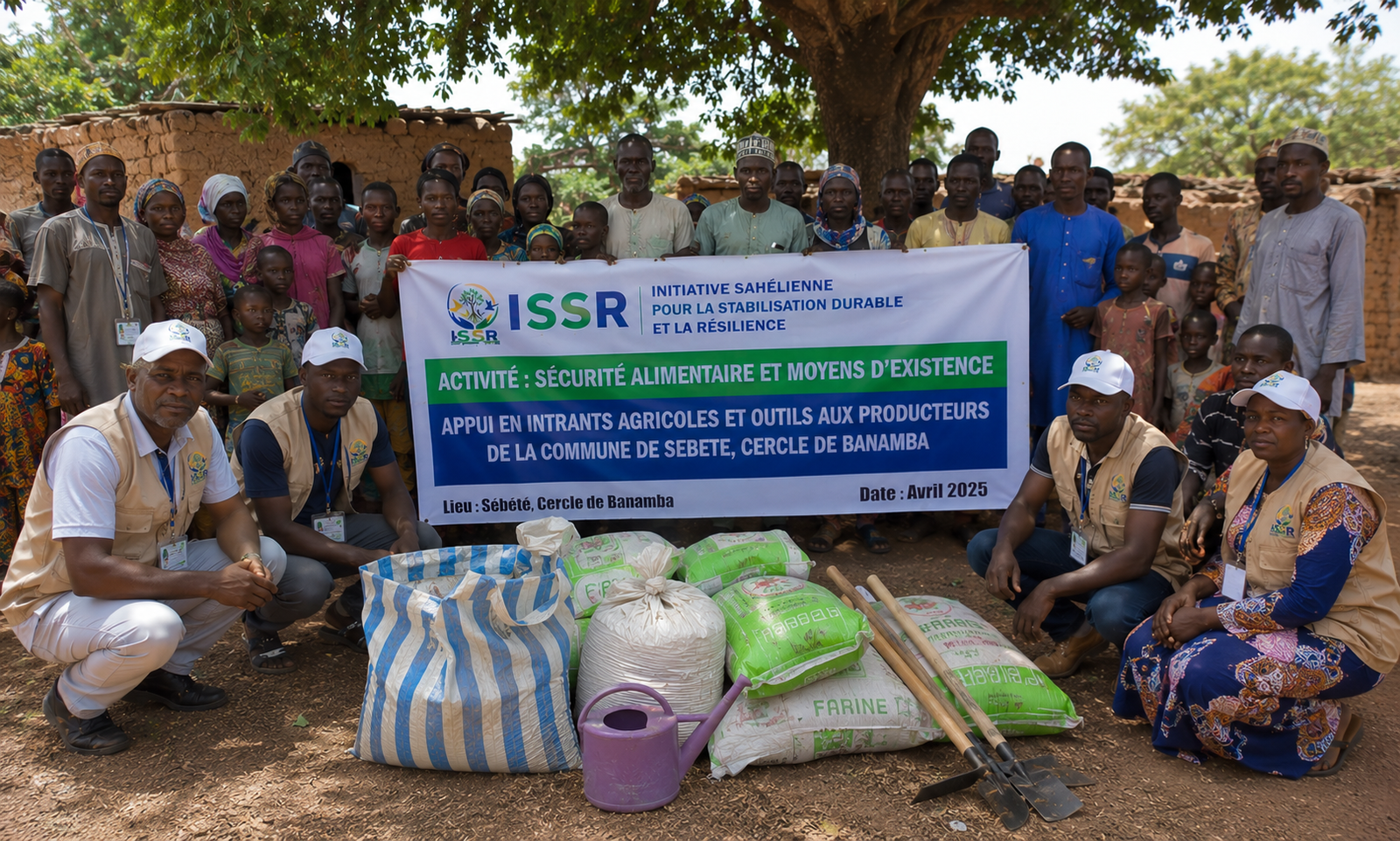 Action communautaire ISSR au village de Sebete